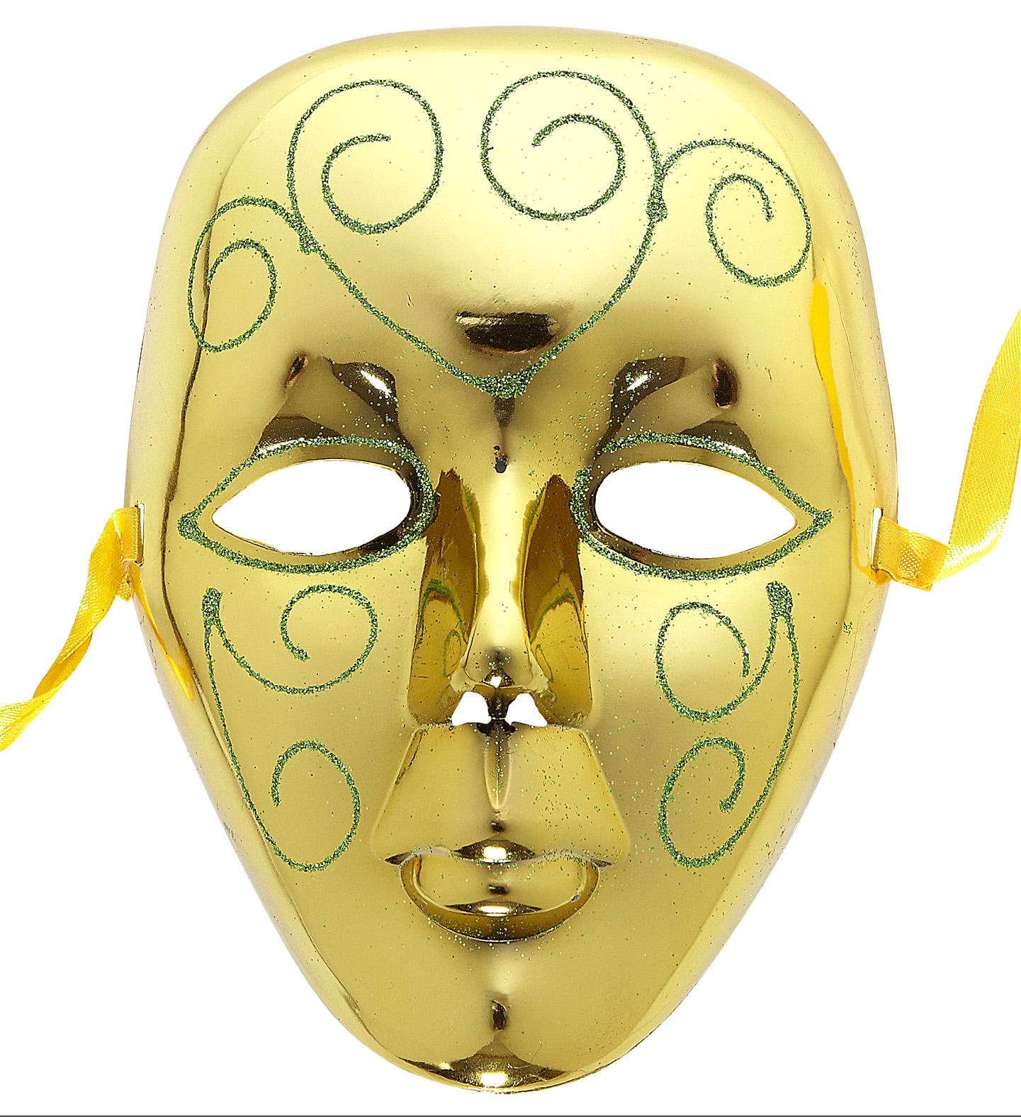 Stylish Mask Gold Mit Glitzer