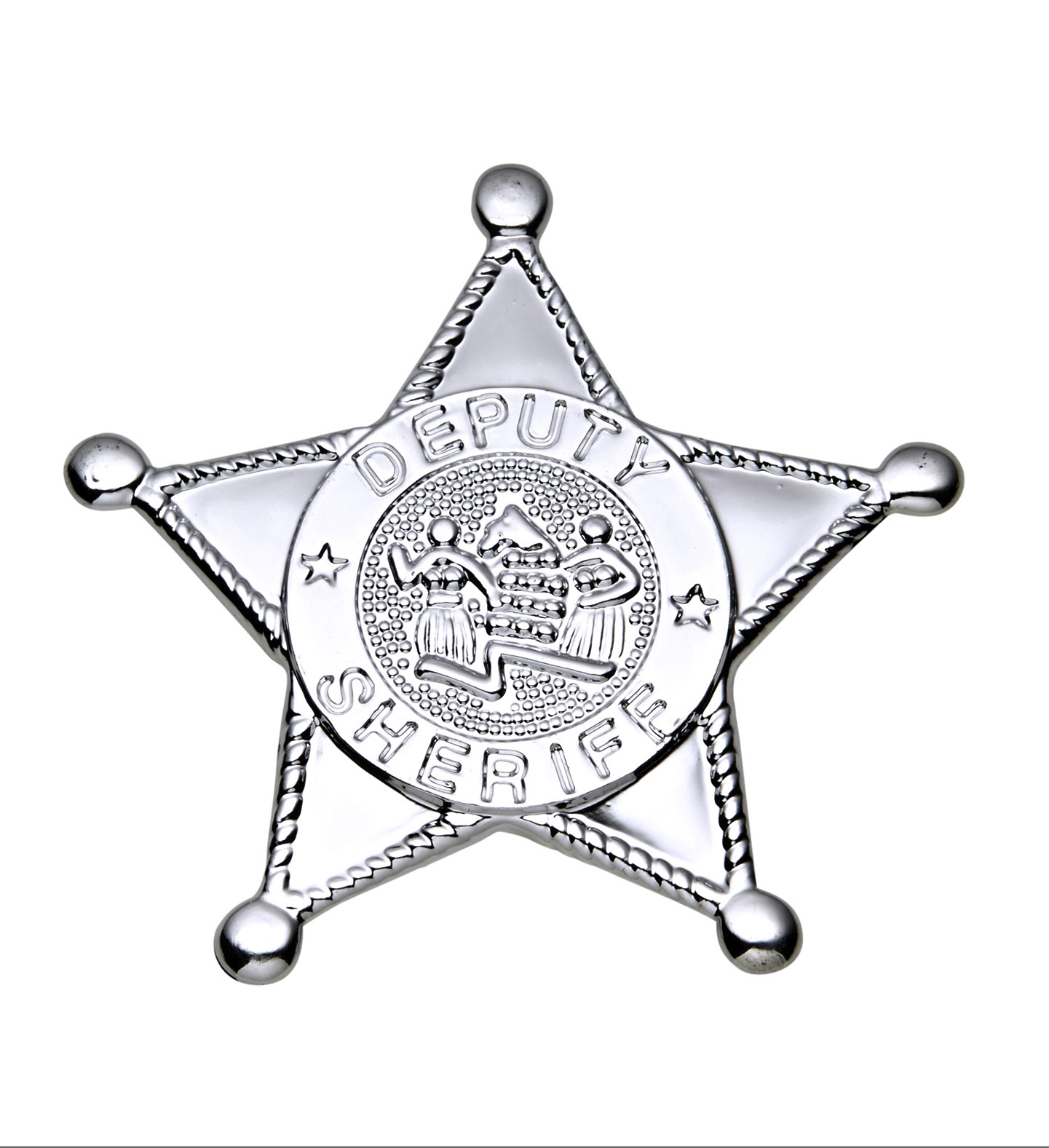 Sheriff Star Silber