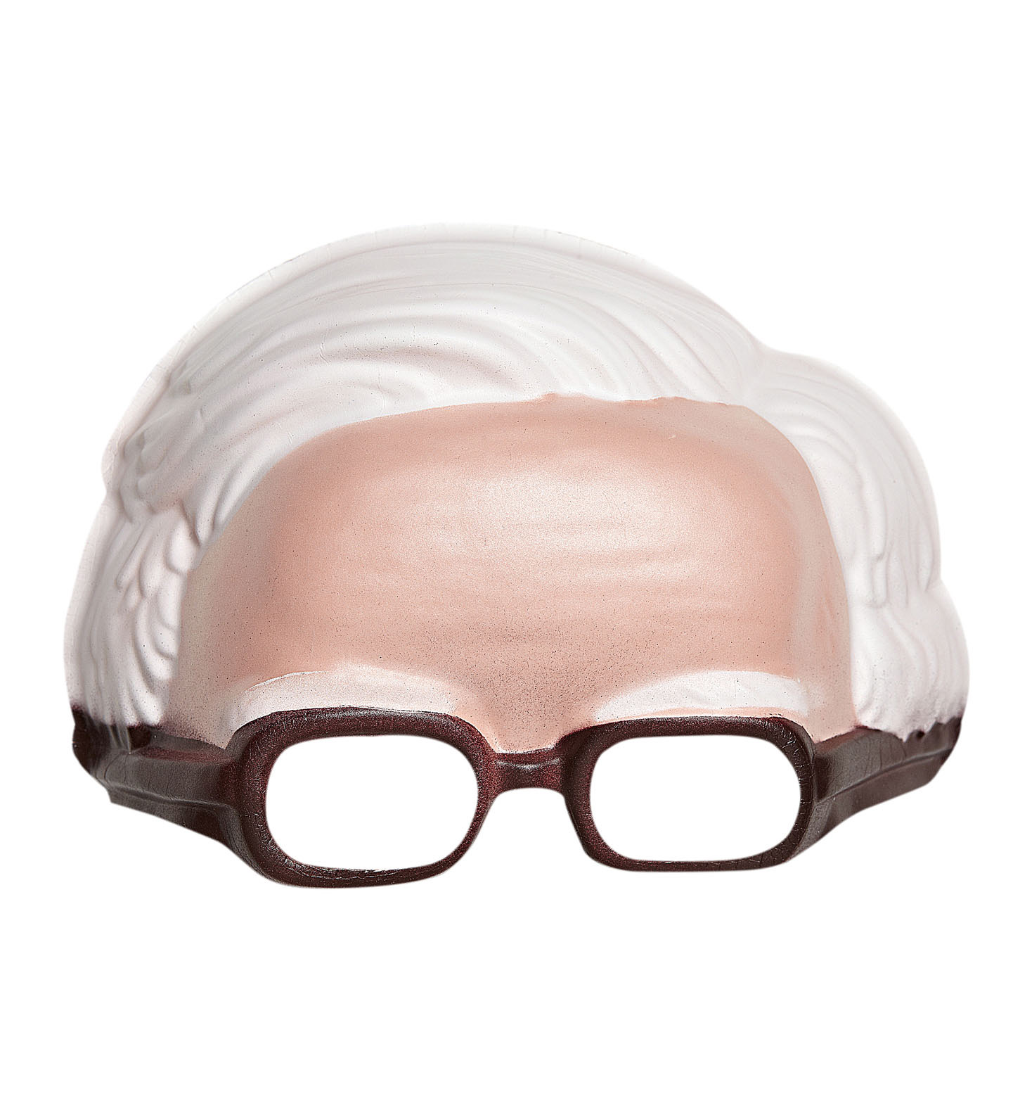 Maske Mit Brille Und Weißem Haar