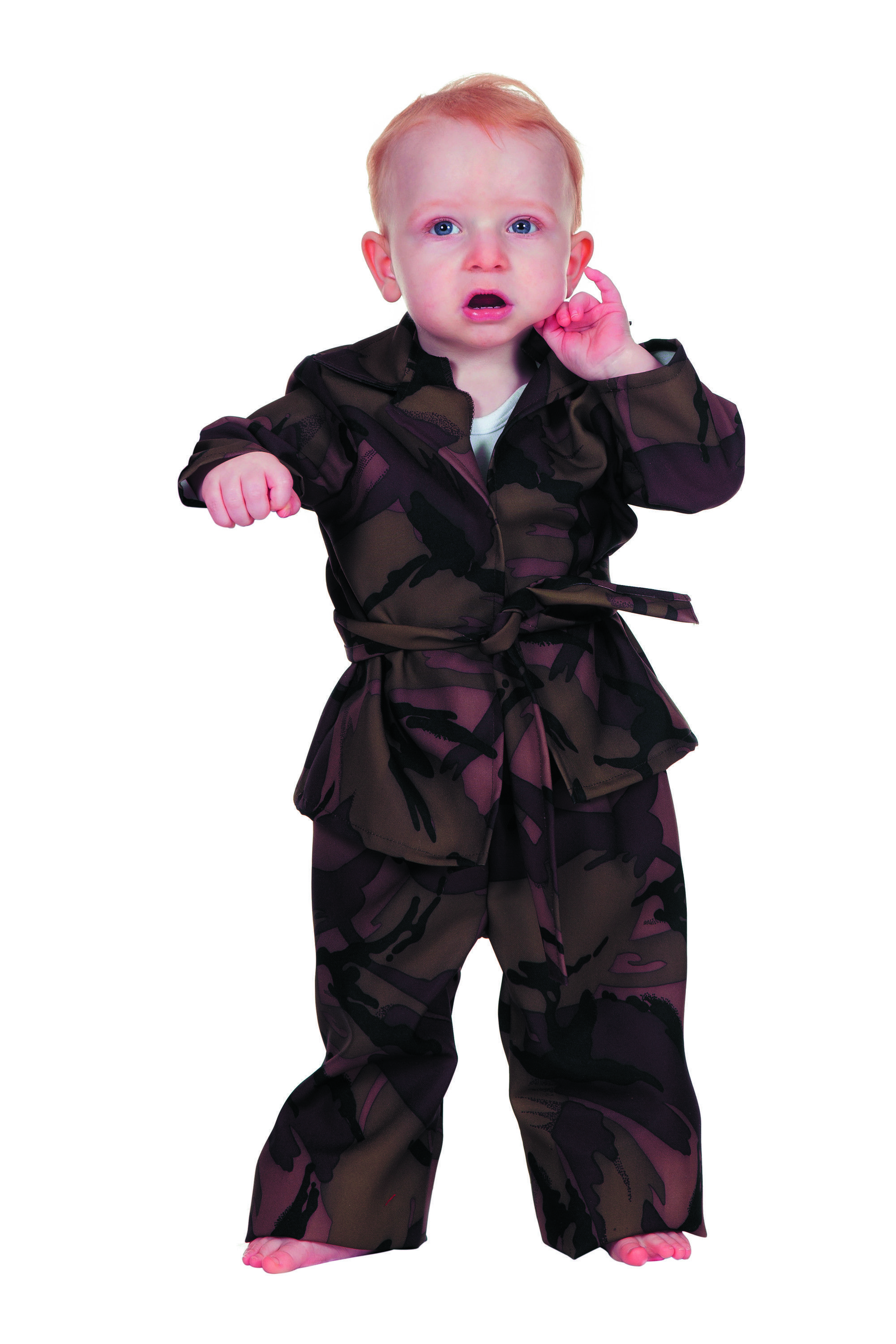 Tarn Der Armee-Baby-Tarnung Grün (Baby) Kostüm für Jungen