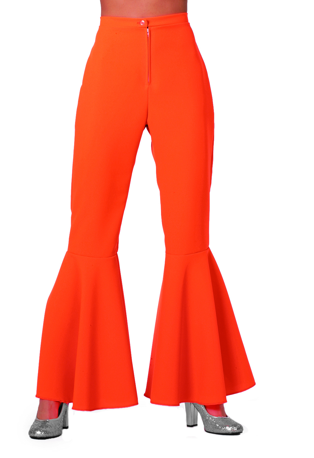 Tanzende Orangefarbene Hippie -Hosen Damen