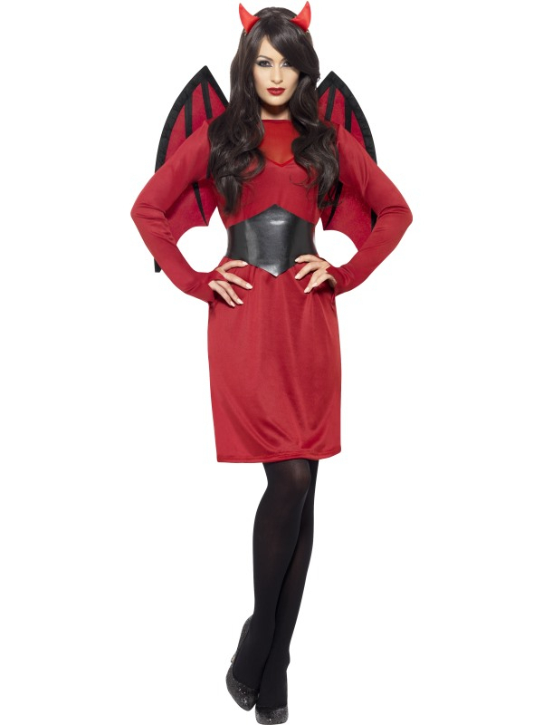 Damen Rot Devil Kostüm