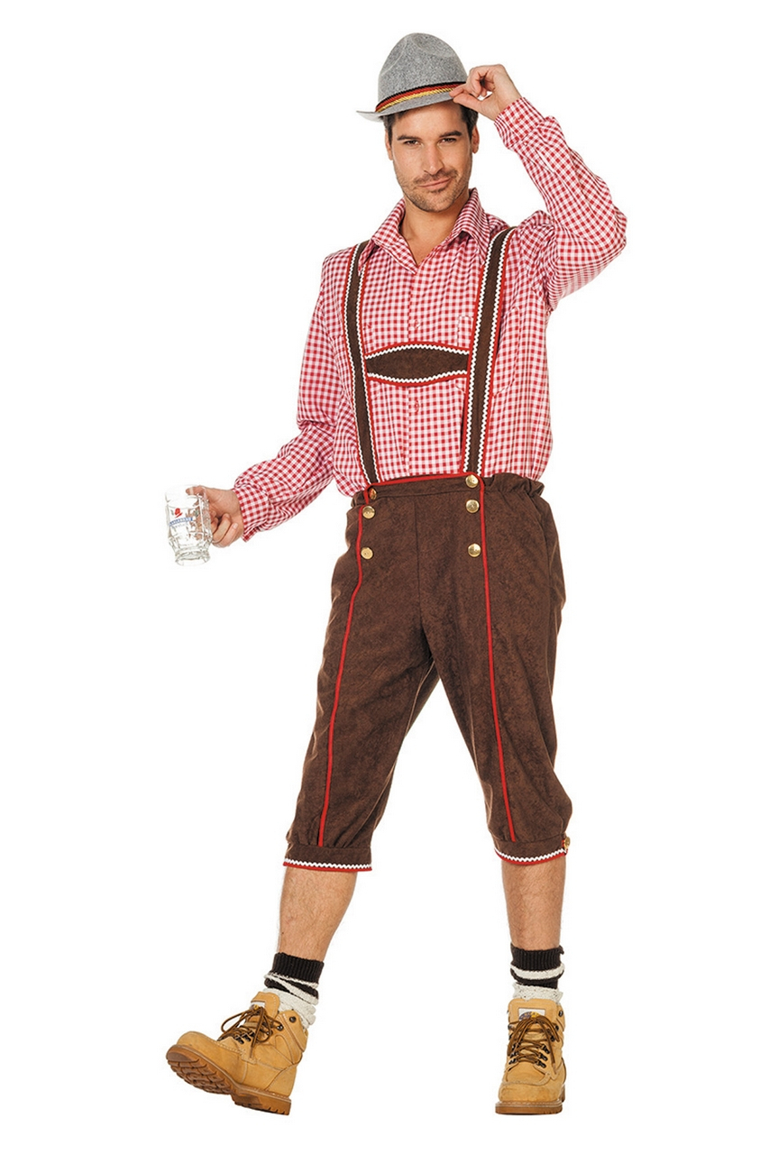 Bier -Drinking Tyrolean Braun Herren