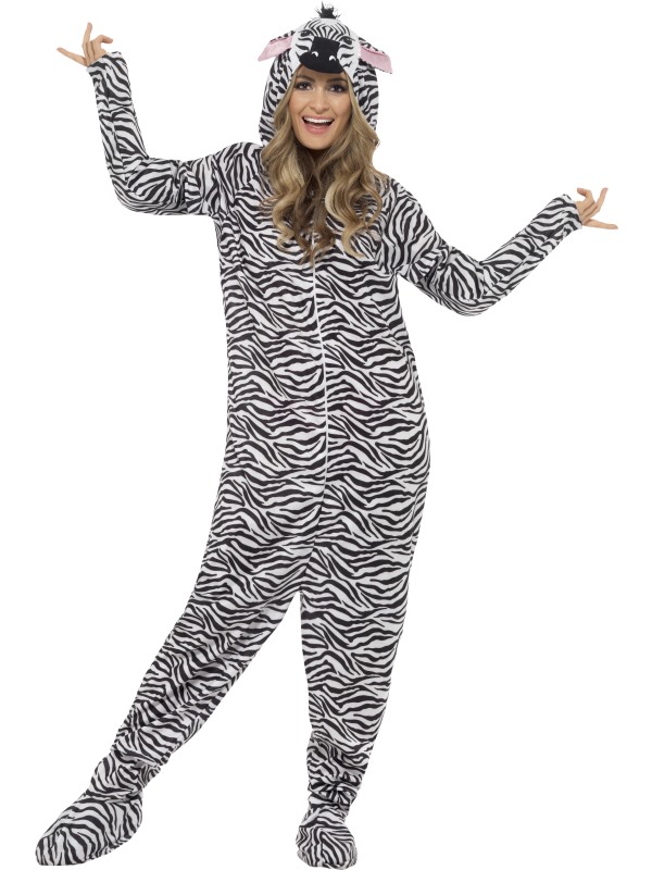 Onesie Süße Zebra Unisex Kostüm