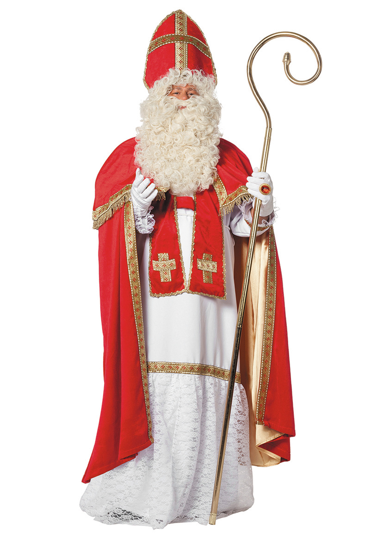 Heiliger St. Nikolaus Herrenkostüm Deluxe Kostüm