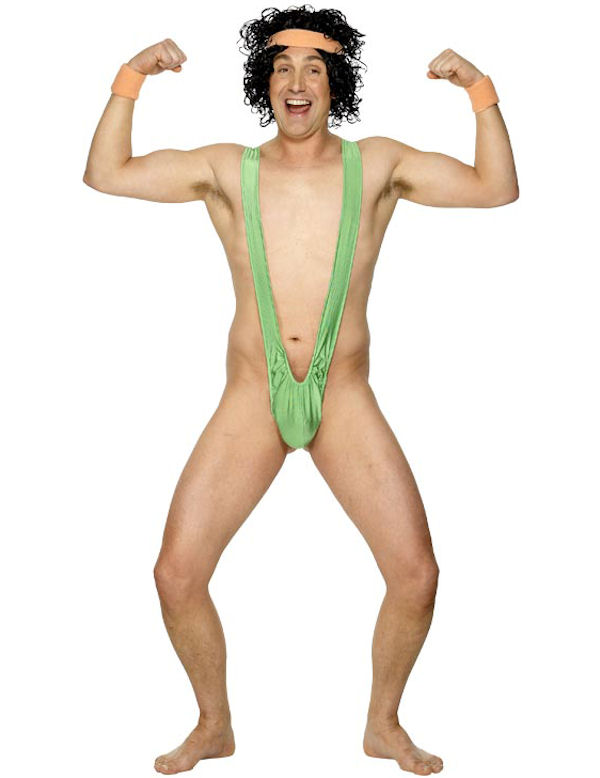 Borat Mankini Tanga Kostüm Herren