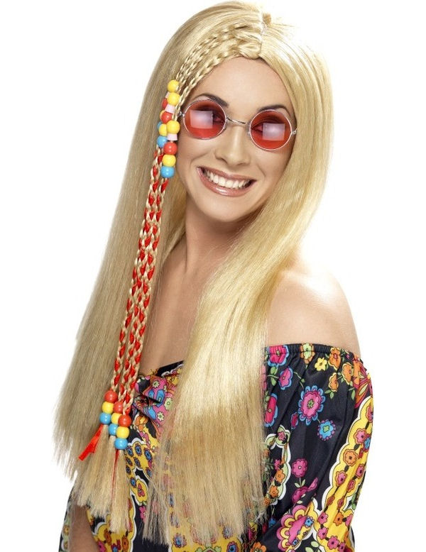 Hippie Blonde Perücke