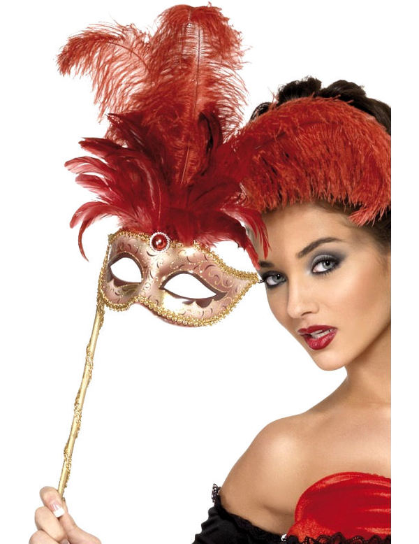 Venezianische Ballmaske Gold