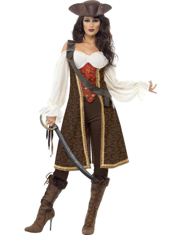 Pirate Van De Hoge Zeeen Outfit Frau Damen