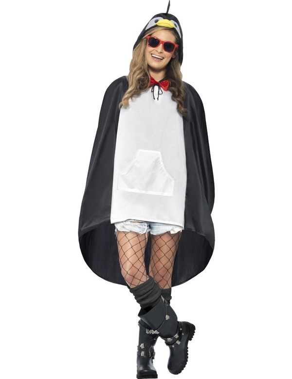 Lustiges Penguin -Poncho -Kostüm Unisex Kostüm