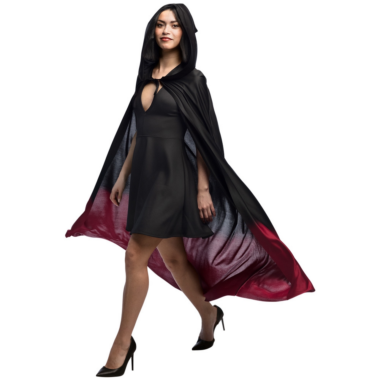 Cape Fade Away Zwart Rood Unisex