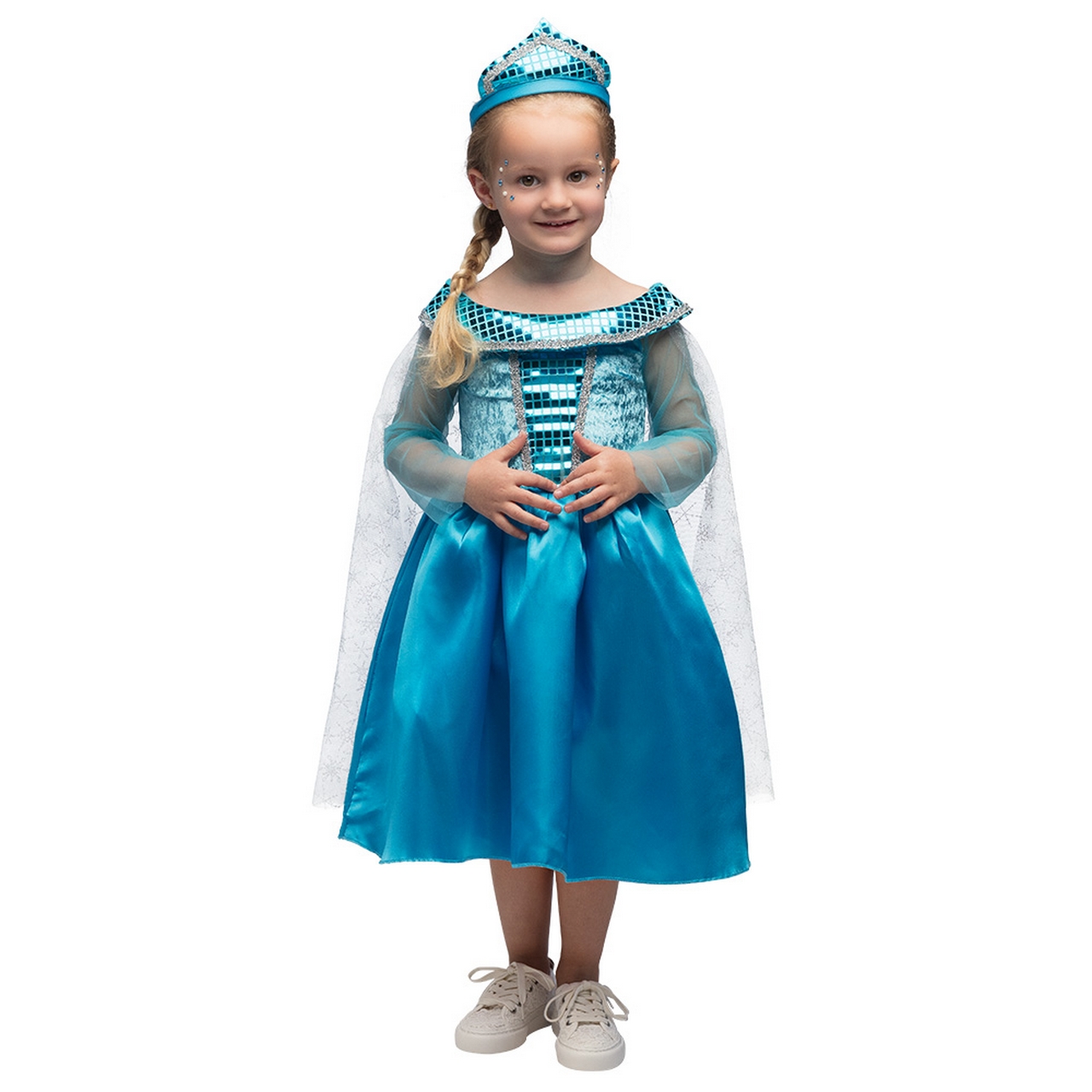 Winterprinses Kostüm für Mädchen