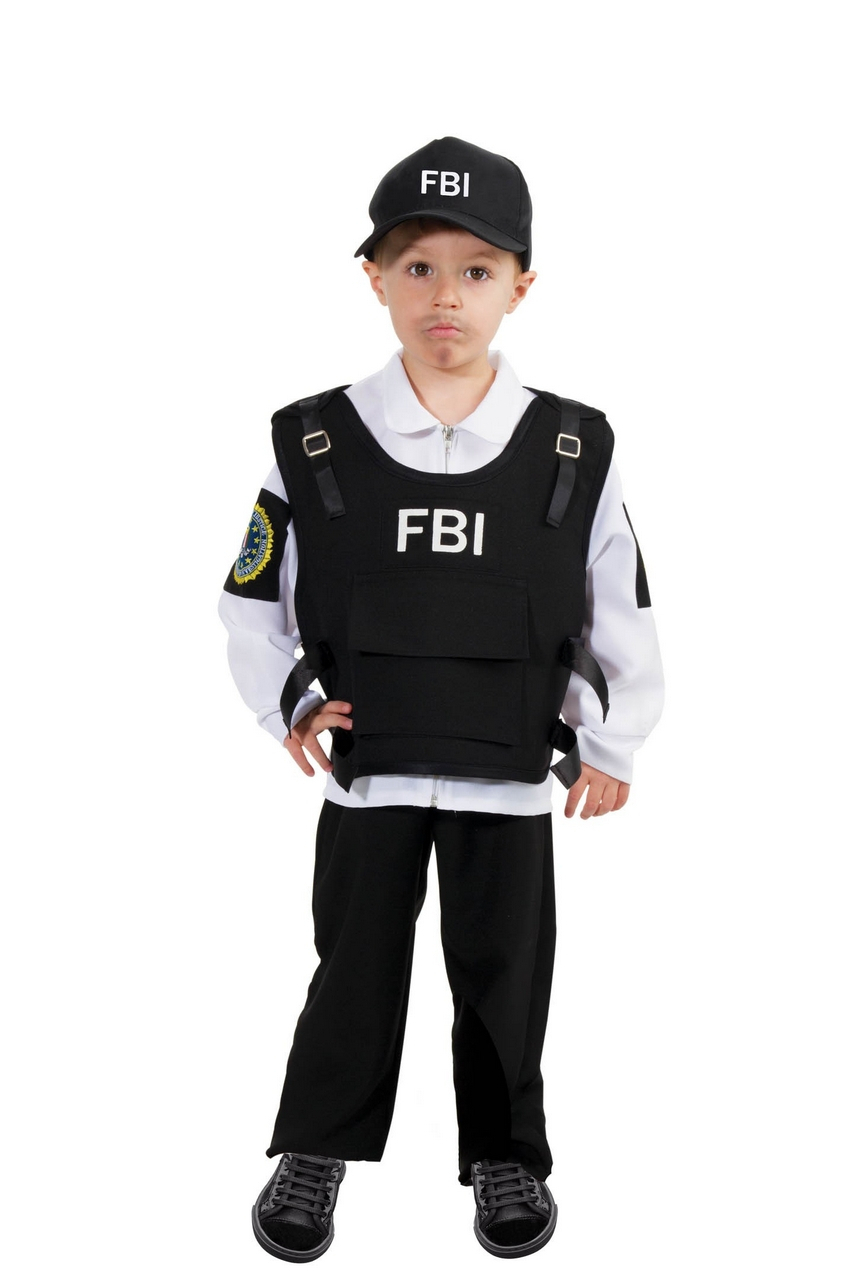 Serieuze Fbi Agent Kostüm für Kinder