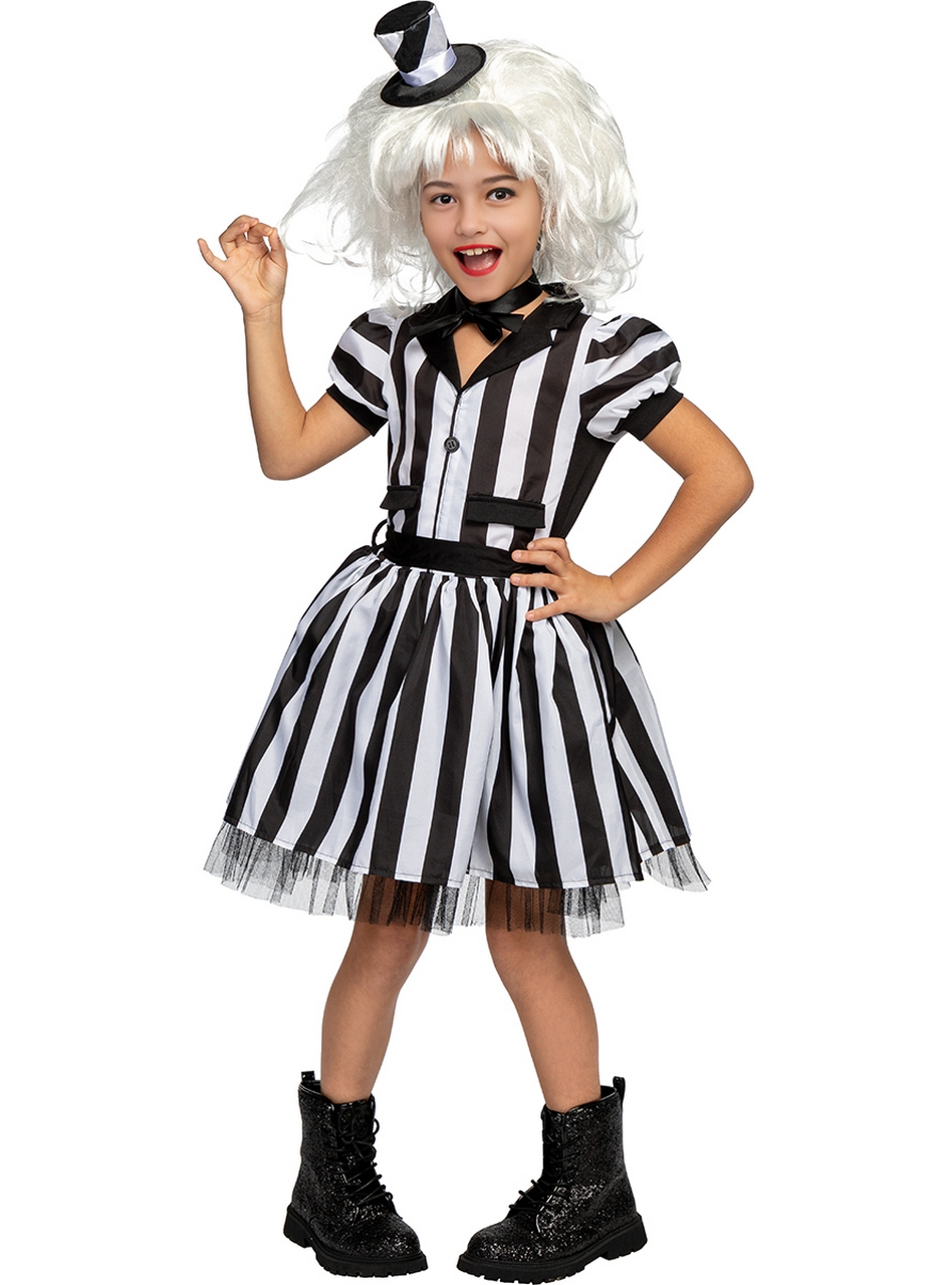 Beetlejuice Playfair Referee Kostüm für Mädchen