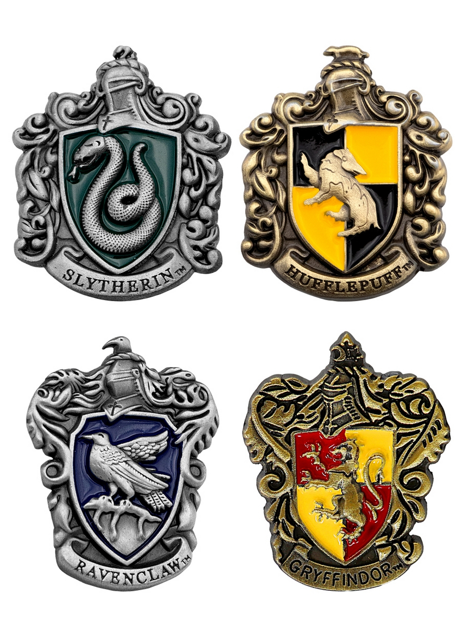 Harry Potter Vier Häuser Pins Set 4 Stück