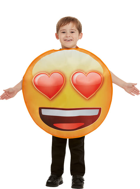 Emoji Mit Herzförmigen Augen Kostüm für Kinder für Kinder