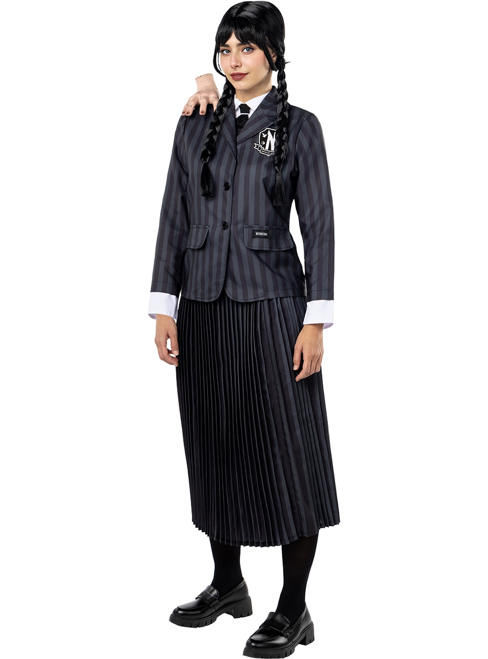 Wednesday Addams Costume Uniform - Wednesday Damenkostüm