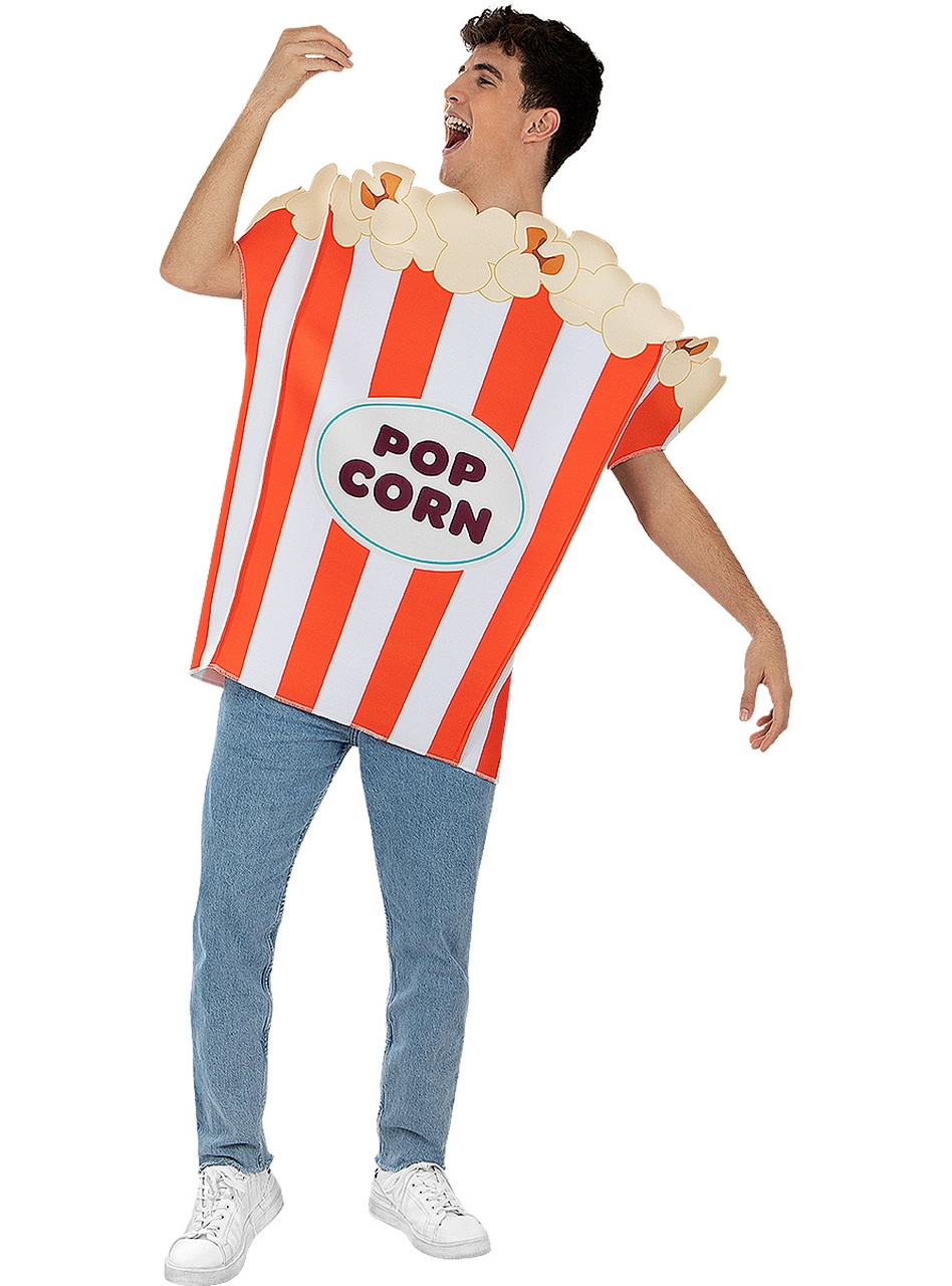 Pop Pop Popcorn Bakje Volwassene Unisex Kostüm