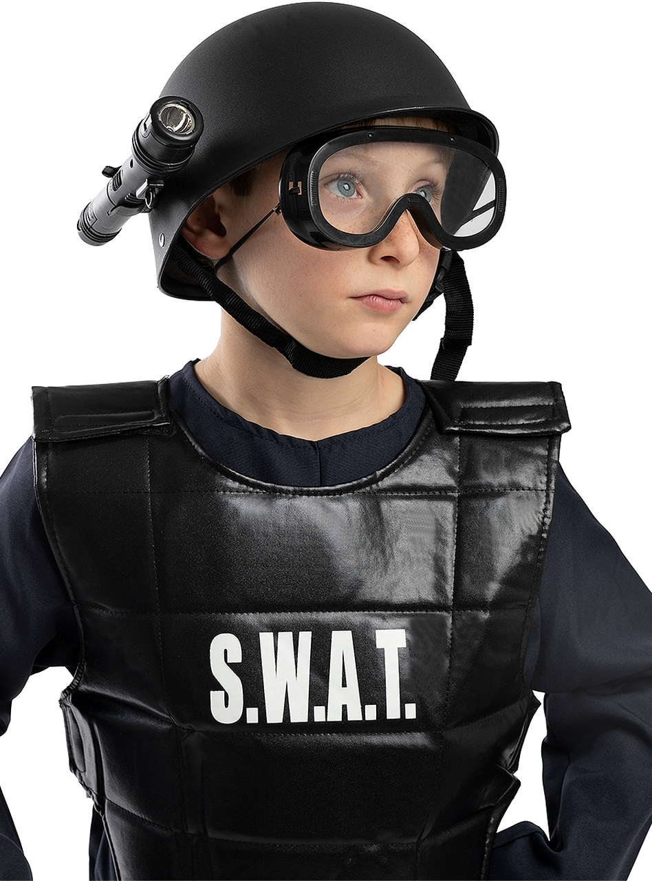 Swat Polizei Helm für Jungen