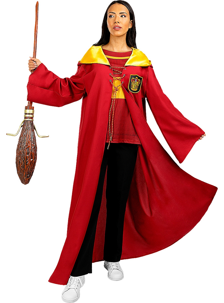 Gryffindor Quidditch Kostüm für Erwachsene Harry Potter Unisex