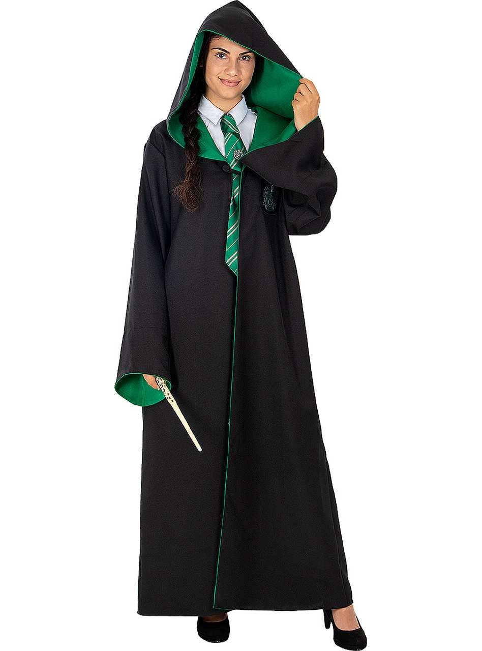 Slytherin Umhang-Replik für Erwachsene - Diamond Edition Unisex Kostüm