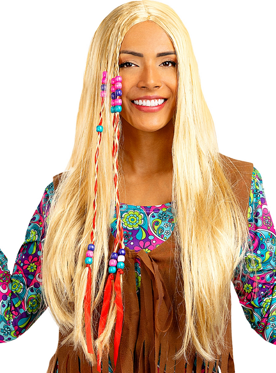 Hippie Perücke Blond