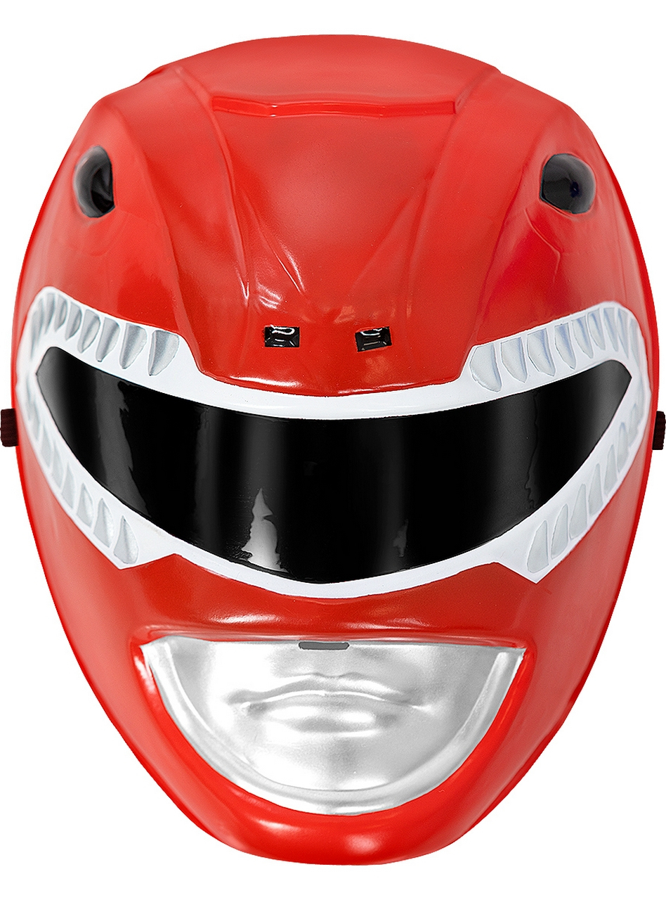 Power Ranger Maske Rot für Kinder