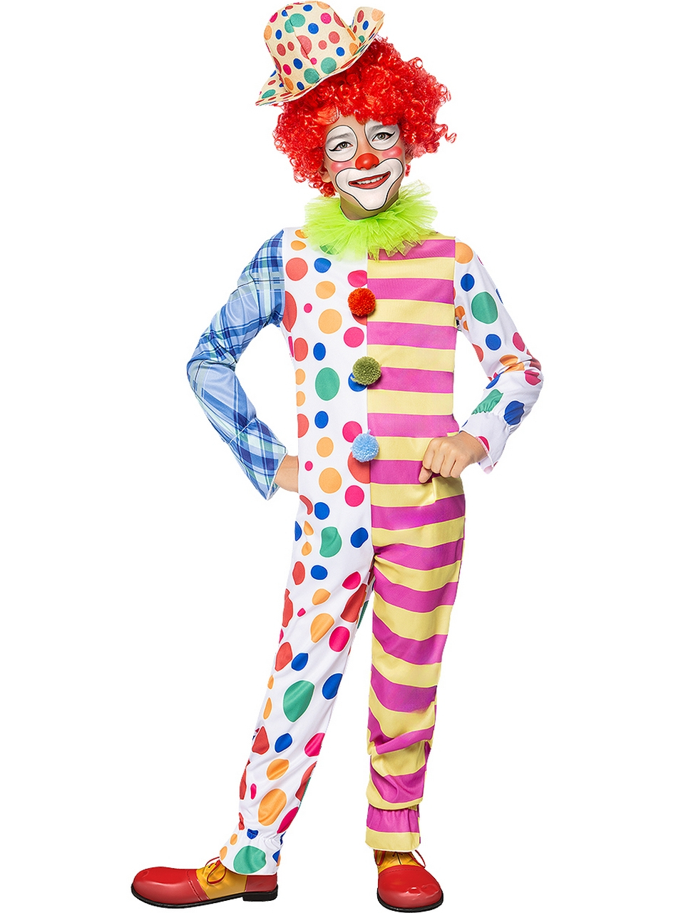 De Lachers Op Zijn Hand Clown Kostüm für Kinder