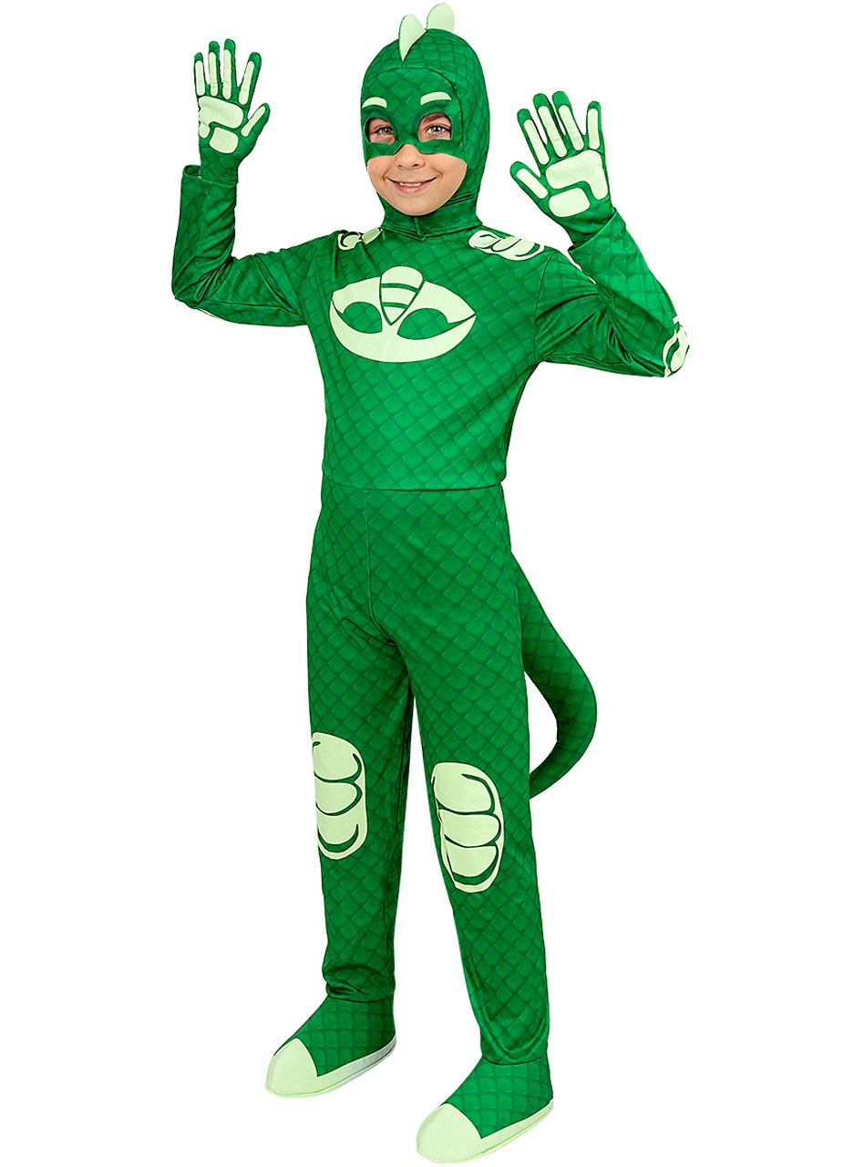 Gecko Pj Masks Kostüm Deluxe für Kinder Jungen