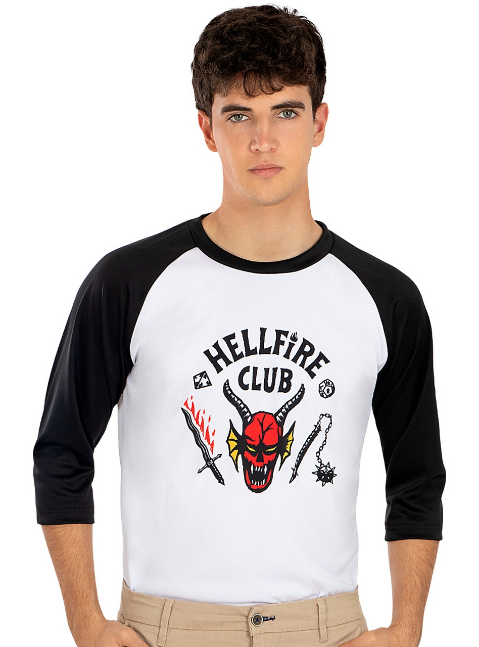 Hellfire Club Stranger Things 4 T-Shirt - Official Netflix Herren