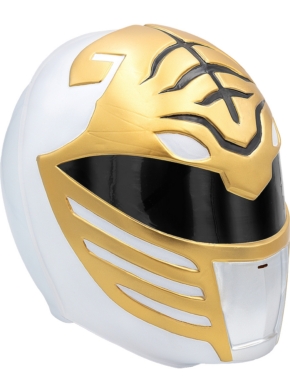 Power Rangers Helm Weiß für Erwachsene