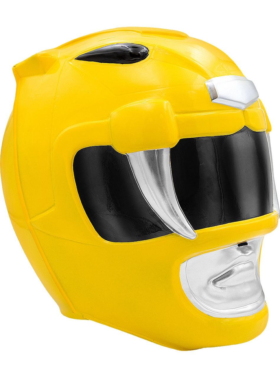 Power Rangers Helm Gelb für Erwachsene