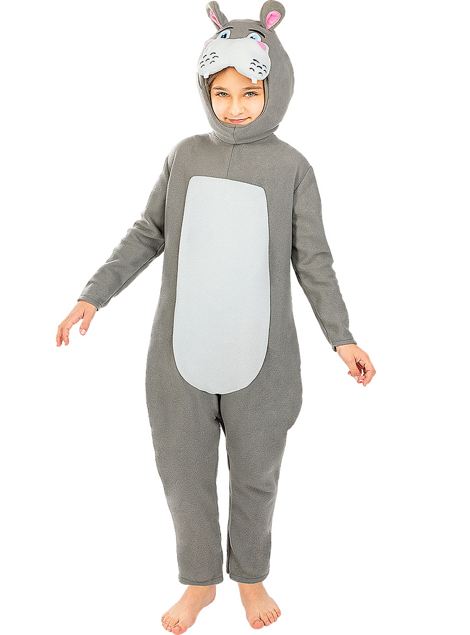 Hippe Nijlpaard Onesie Kostüm für Kinder