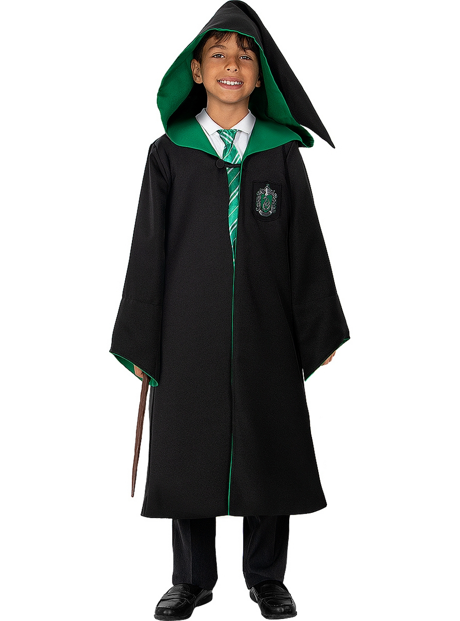 Slytherin Umhang-Replik für Kinder - Diamond Edition Kostüm für Kinder