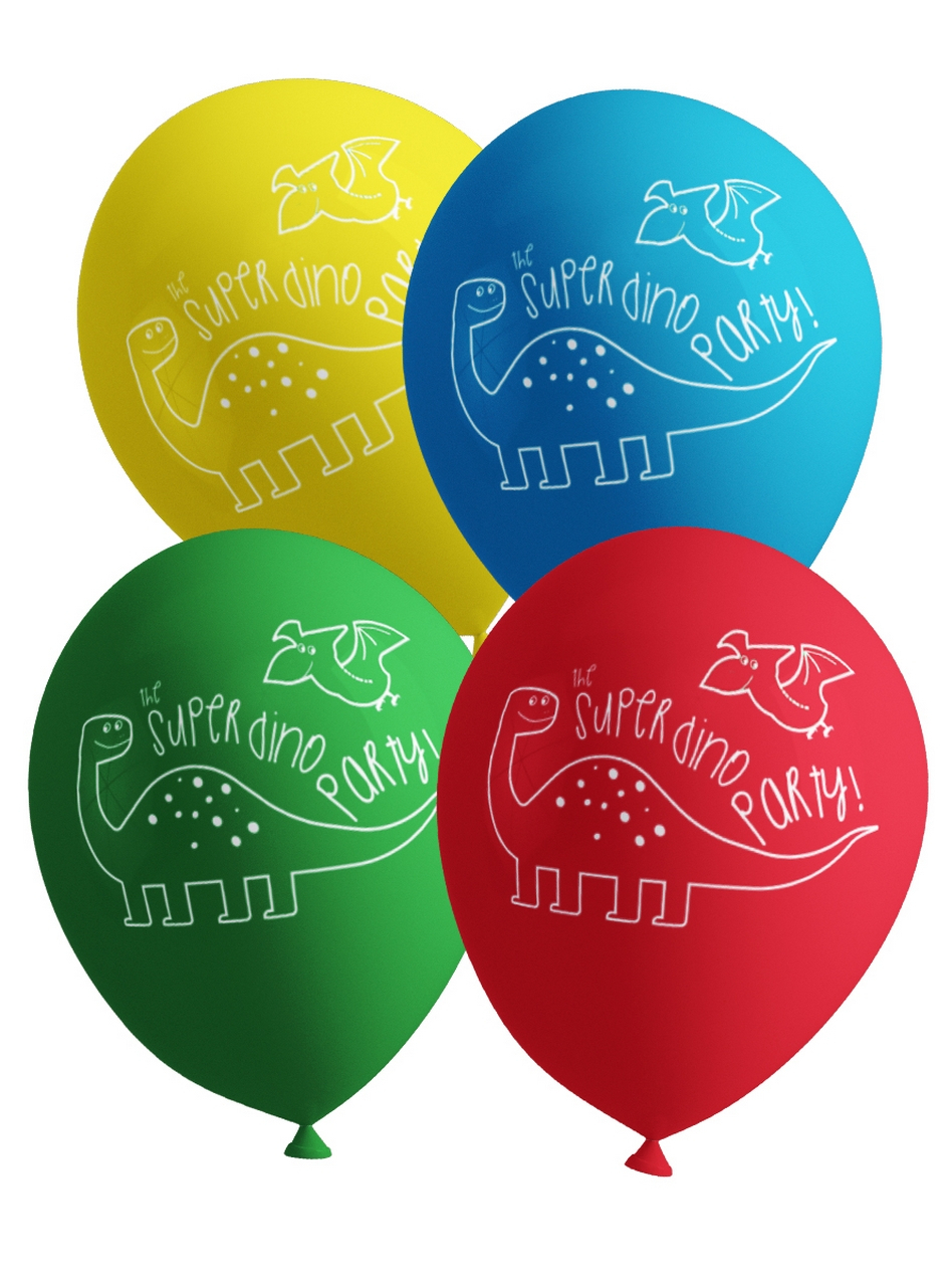 8 Dinosaurier Luftballons - Dinosaurs Party