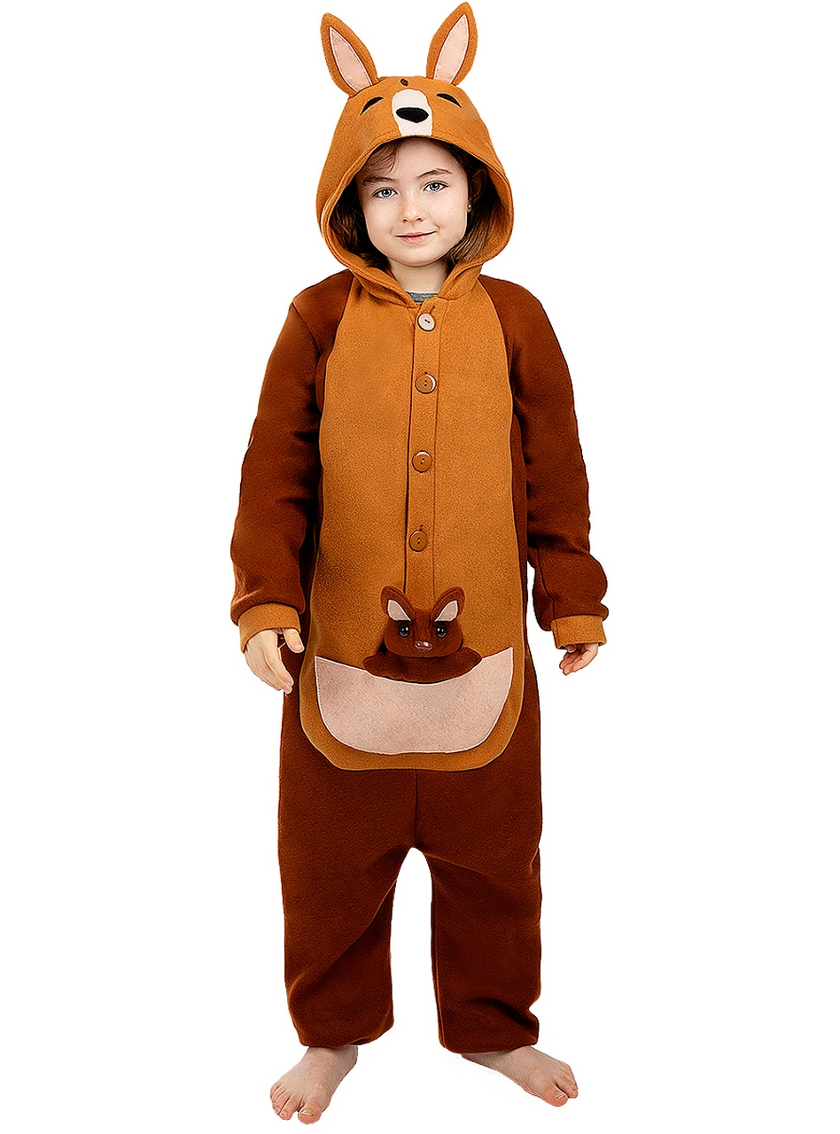 Onesie Kangoeroe Met Kleine Joey Kostüm für Kinder