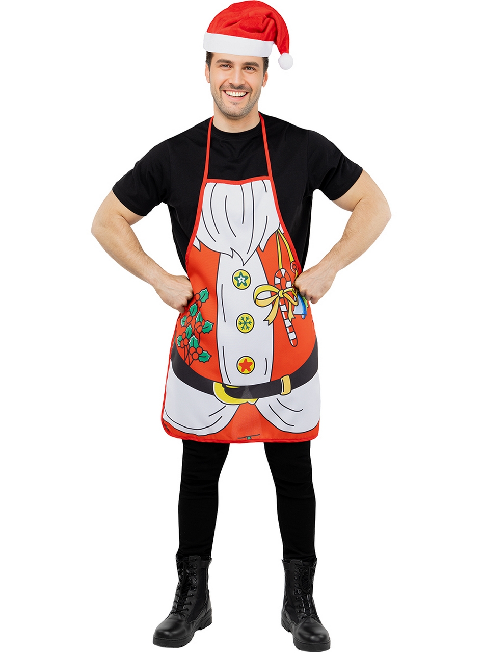 Christmas Santa Claus Apron Unisex