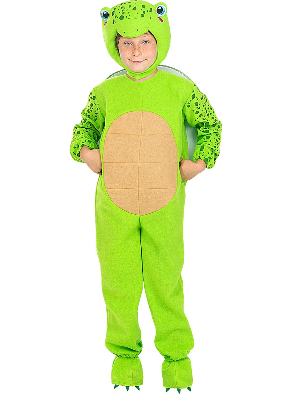 Groene Schildpad Onesie Kostüm für Kinder