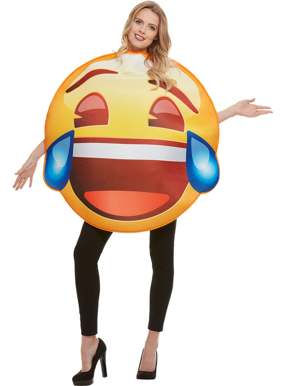 Emoji Mit Freudentränen Kostüm Unisex