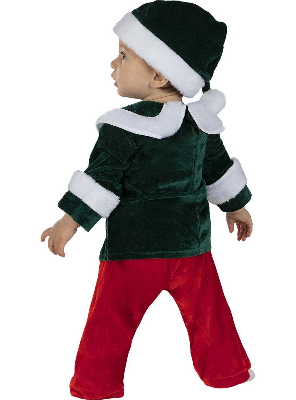 Megaschattige Deluxe Kerst Elf Baby Kostüm für Kinder