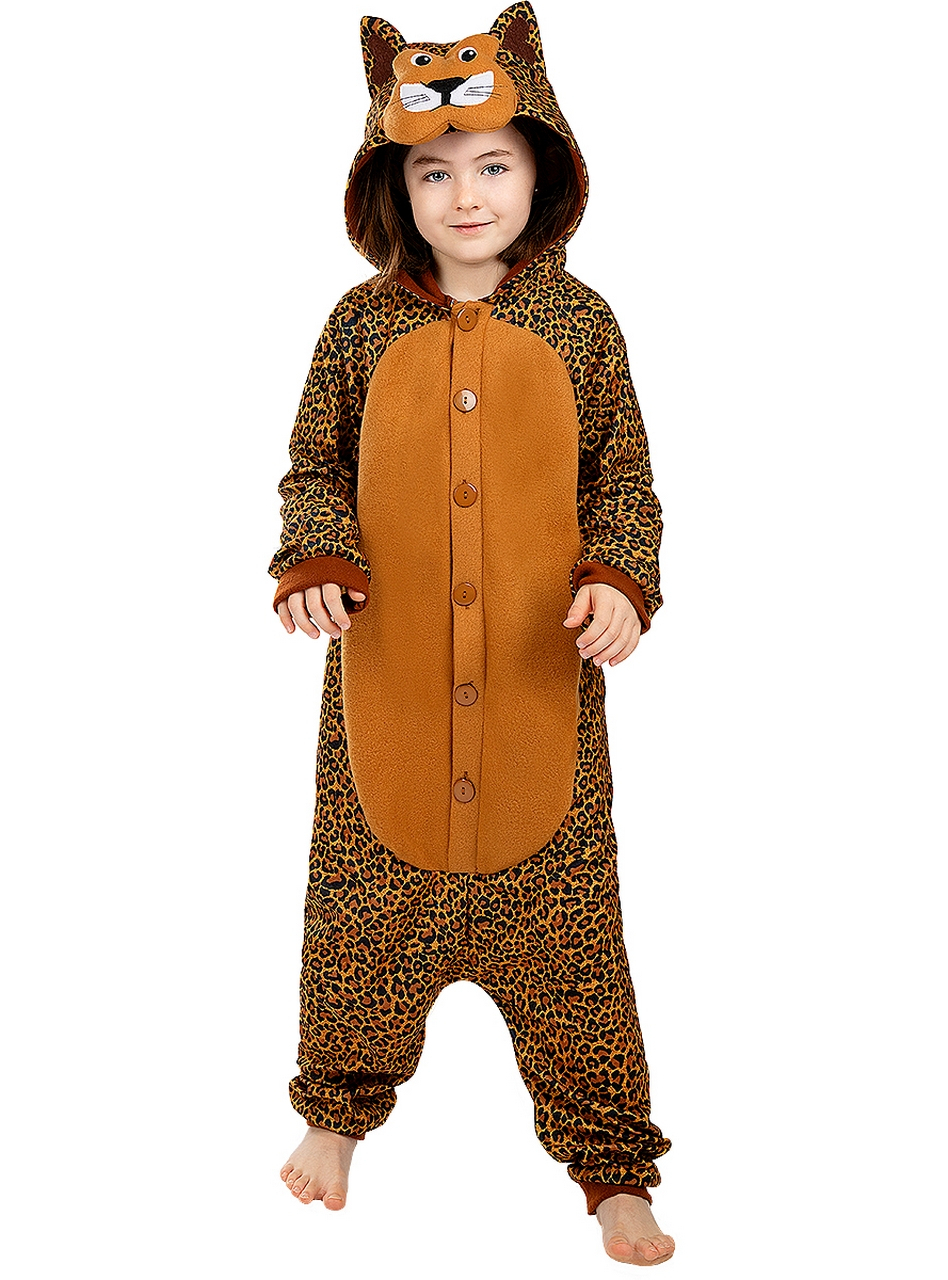 Leoparden Onesie Kostüm für Kinder für Kinder