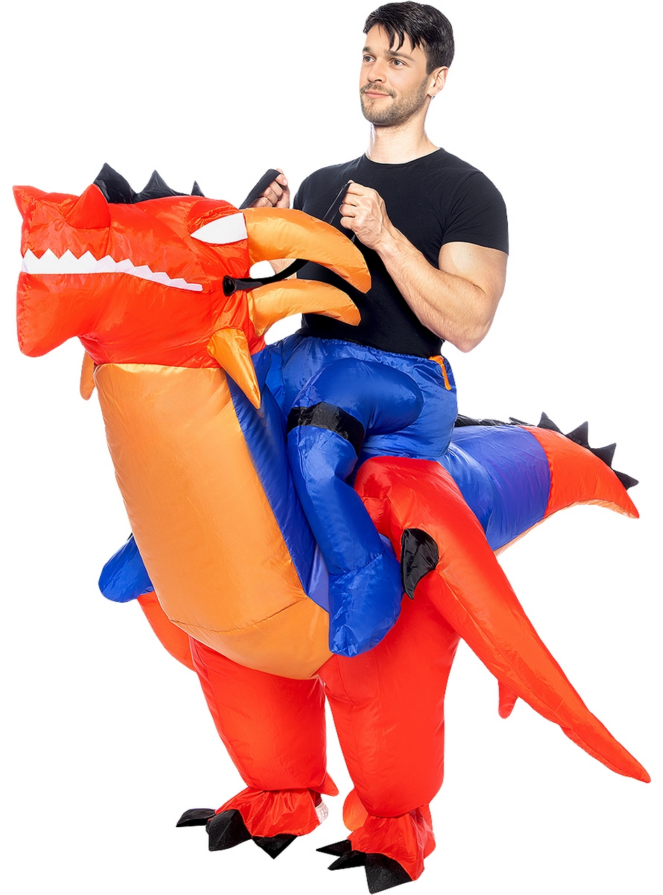 Inflatable Dragon Piggyback Costume For Adults Unisex Kostüm