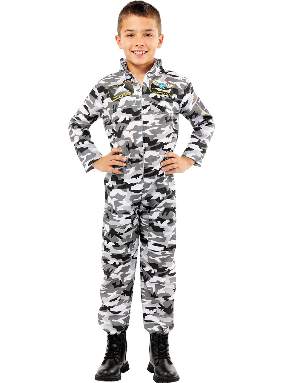 Fighter Pilot Costume For Kids Kostüm für Jungen