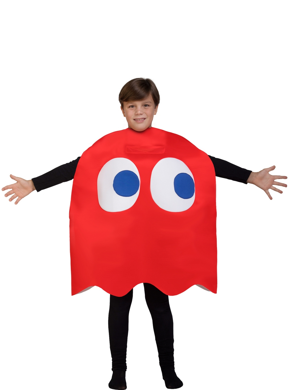 Blinky De Rode Ghost Pacman Kostüm für Kinder