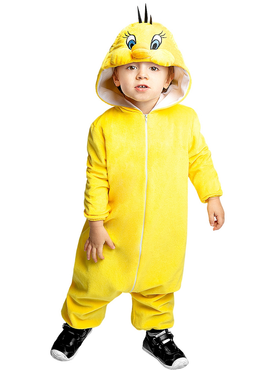 Tweety Looney Tunes Onesie Kostüm für Kinder