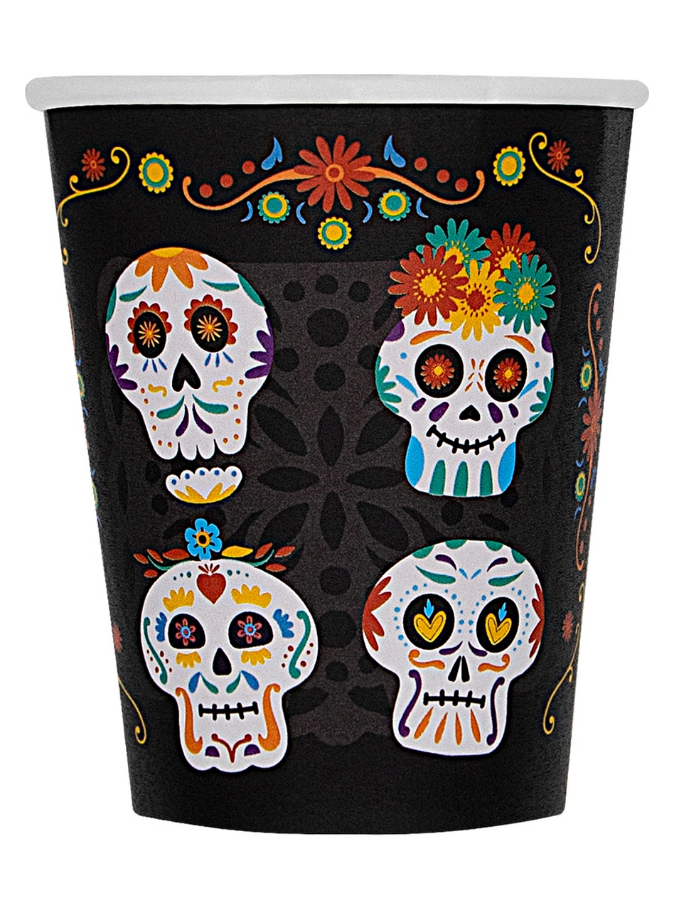 8 Catrina Dia De Los Muertos Pappbecher - Day Of The Dead