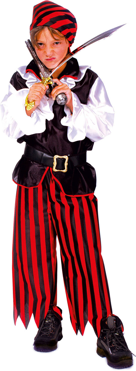 Pirate Stripey Kostüm Jungen