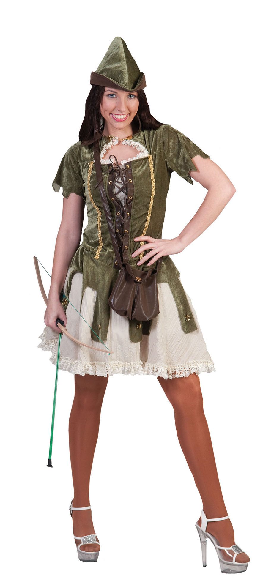 Robin Hood Das Armenhelper -Kleid Damenkostüm