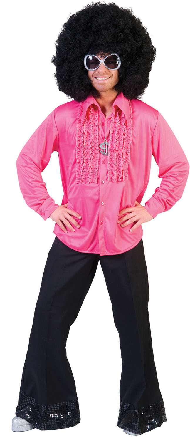 Samstag Disco Shirt Rosa Herren