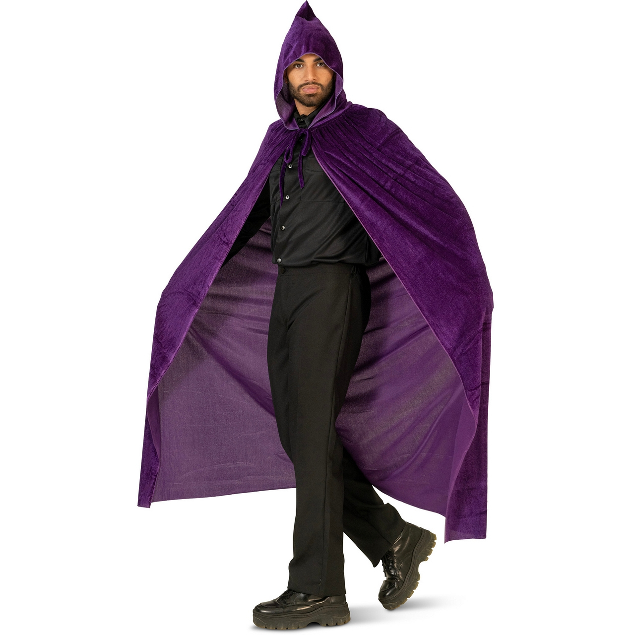 Velvet Paarse Cape Unisex